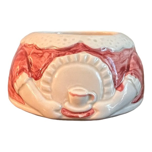 Vtg Kitchen Helpers Stackable Sugar and Creamer Pig Pink, White Ron Gordon1986 - Picture 13 of 14